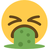 face-vomiting Emoji twitter