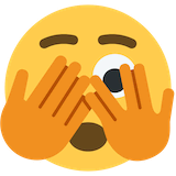 face-with-peeking-eye Emoji twitter