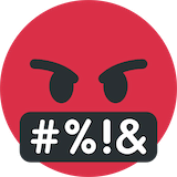 face-with-symbols-on-mouth Emoji twitter