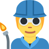 factory-worker Emoji twitter