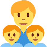 family-man-boy-boy Emoji twitter