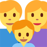 family-man-woman-boy Emoji twitter