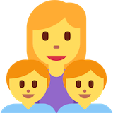 family-woman-boy-boy Emoji twitter
