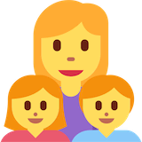 family-woman-girl-boy Emoji twitter