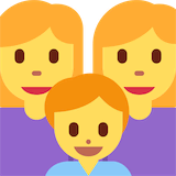 family-woman-woman-boy Emoji twitter
