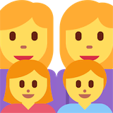 family-woman-woman-girl-boy Emoji twitter