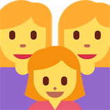 family-woman-woman-girl Emoji twitter