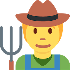 Farmer Emoji on Twitter