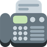 fax-machine Emoji twitter