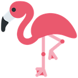flamingo Emoji twitter