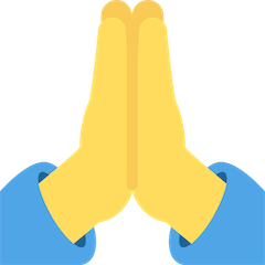 Folded Hands Emoji on Twitter