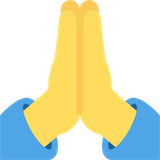 folded-hands Emoji twitter