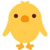 front-facing-baby-chick Emoji twitter