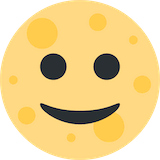 full-moon-face Emoji twitter