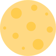 Full Moon Emoji on Twitter