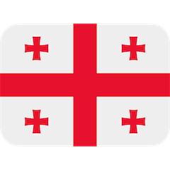 Flagge von Georgien Emoji Twitter