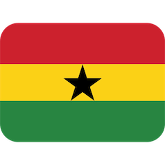 Flagge von Ghana Emoji Twitter