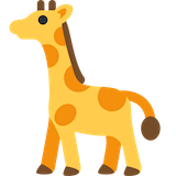 giraffe Emoji twitter