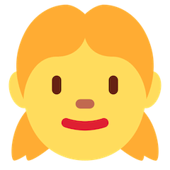 👧 Mädchen Emoji auf Twitter