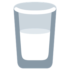 Bicchiere di latte Emoji Twitter