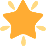 glowing-star Emoji twitter