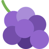 grapes Emoji twitter