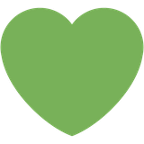 green-heart Emoji twitter