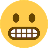 grimacing-face Emoji twitter