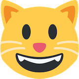 grinning-cat Emoji twitter