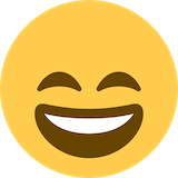 grinning-face-with-smiling-eyes Emoji twitter
