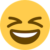grinning-squinting-face Emoji twitter