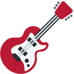 Guitarra Emoji Twitter