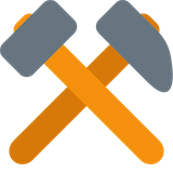 hammer-and-pick Emoji twitter