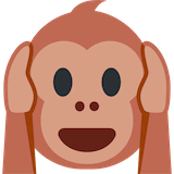 hear-no-evil-monkey Emoji twitter