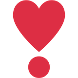 heart-exclamation Emoji twitter