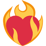 heart-on-fire Emoji twitter