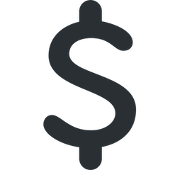 Símbolo del dólar Emoji Twitter