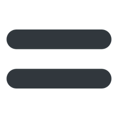 Жирный знак равенства on Twitter