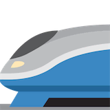 high-speed-train Emoji twitter