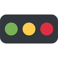 Horizontal Traffic Light Emoji on Twitter