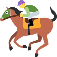 🏇 Jockey sur un cheval de course Émoji sur Twitter