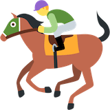 horse-racing Emoji twitter