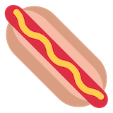 hot-dog Emoji twitter