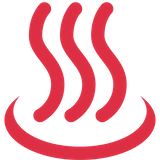 hot-springs Emoji twitter