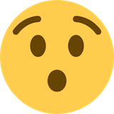 hushed-face Emoji twitter