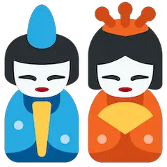 🎎 Bambole giapponesi Emoji su Twitter