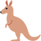 kangaroo Emoji twitter