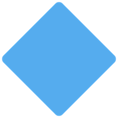 🔷 Large Blue Diamond Emoji on Twitter