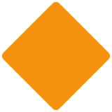 large-orange-diamond Emoji twitter