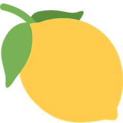 Lemon Emoji on Twitter